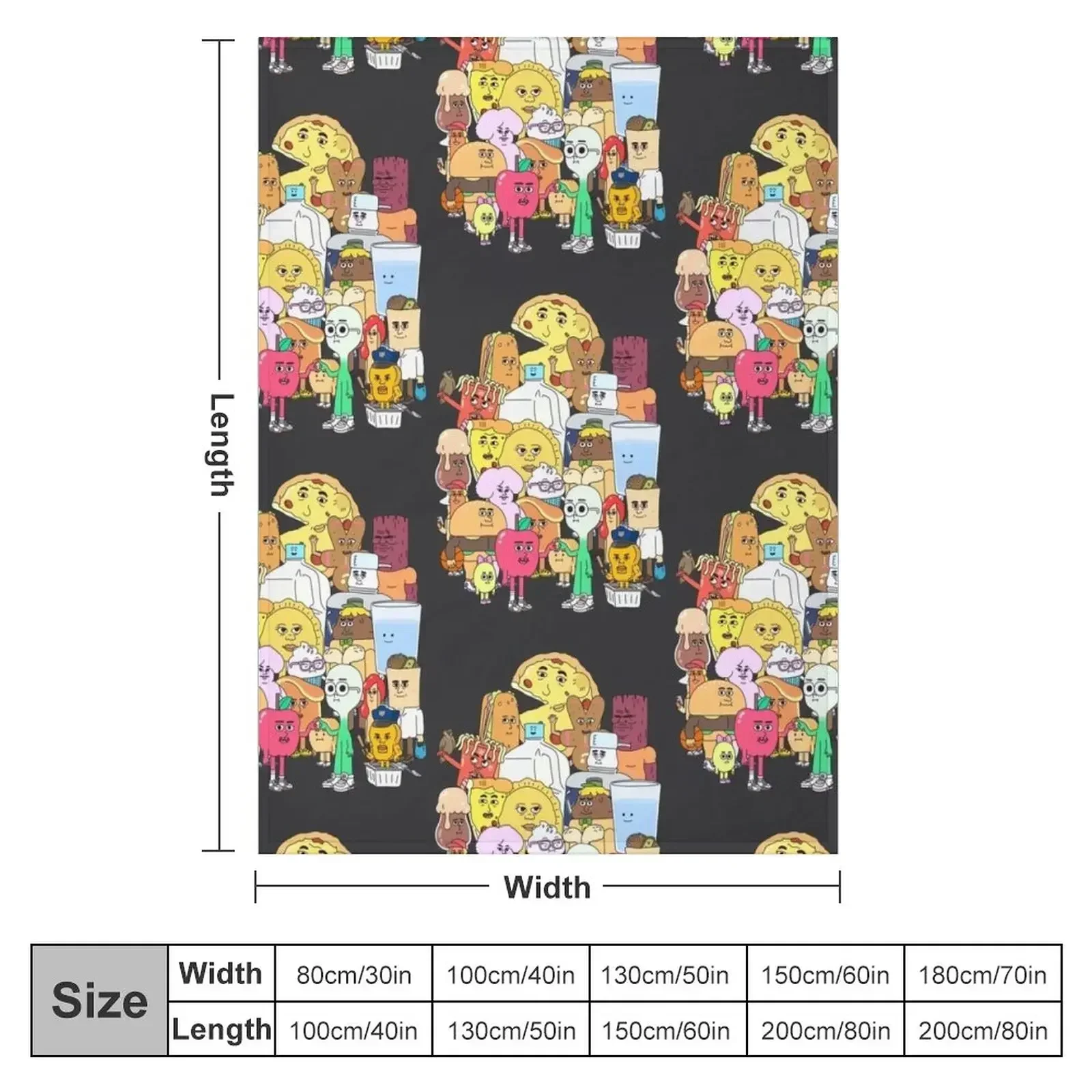 The Apple and Onion Gang Throw Blanket Luxury Throw Personalized Gift Blankets