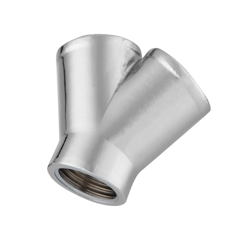 G1/4 Thread PC Water Cooling Fitting 3 Way Female Thread Water Cooling Connector Y Splitter Shape Liquid Cooling Fitting