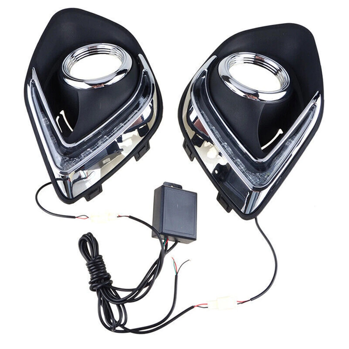 1 set for Mitsubishi ASX 2013 2014 2015 LED DRL Daytime Running Lights Daytime Running Light Waterproof Fog Lights