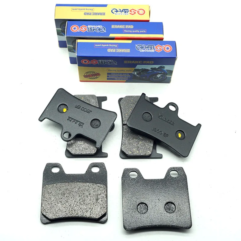 Передние и задние тормозные колодки мотоцикла для YAMAHA FZS1000 FZ1 Fazer 2001-2005 XJR1300 2001-2017 XJR1300C 2015-2019 FZS 1000 XJR 1300