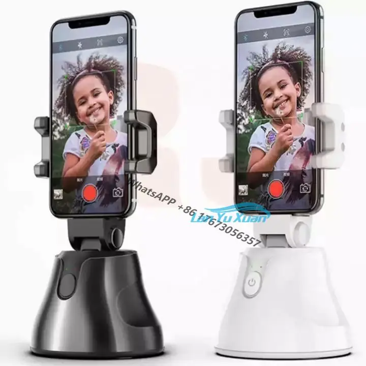 

360 Motion Tracking Holder Gimbal Stabilizer Pod Facial Following Mobile Phone For IOS Android