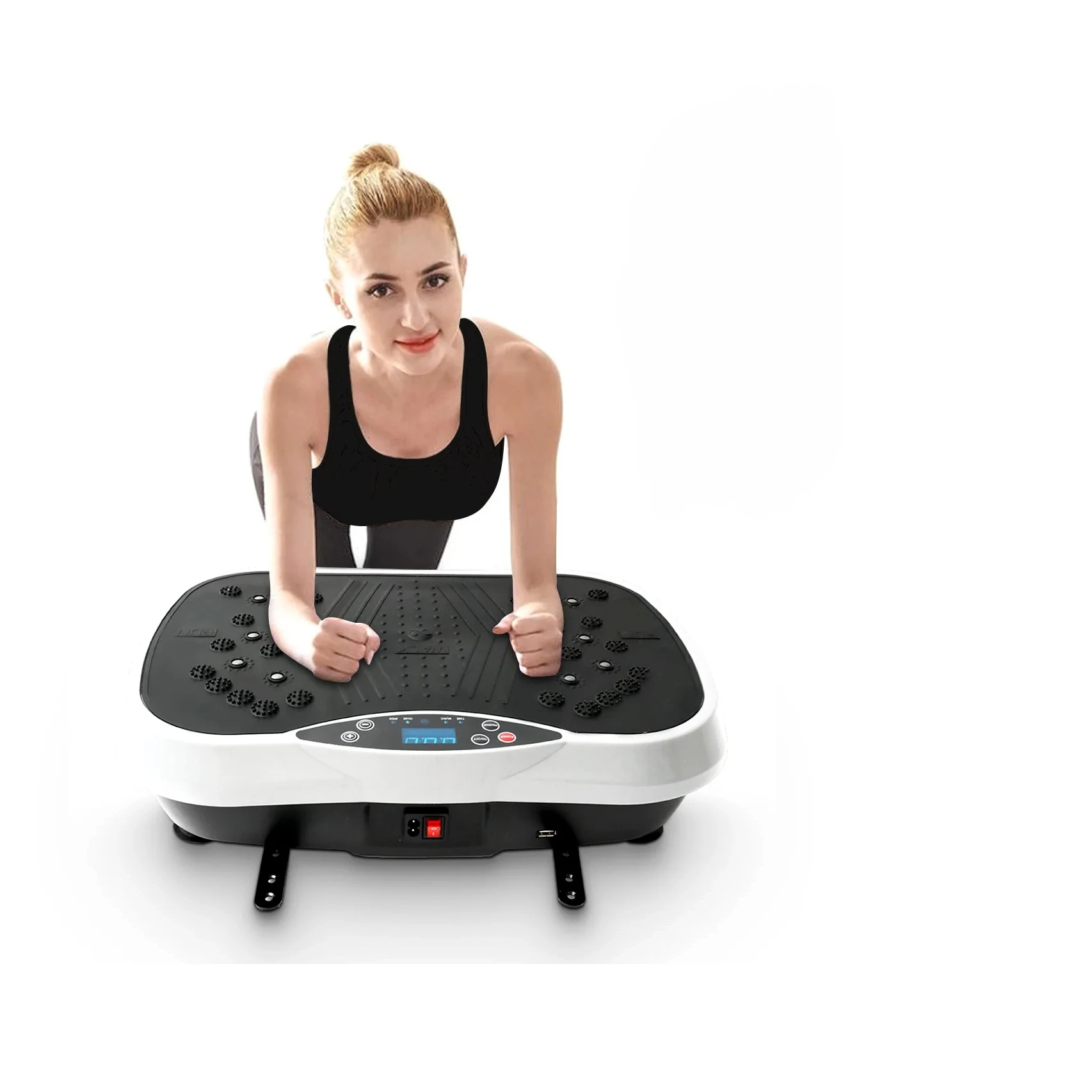 

Vibration Plate Exercise Machine Fat-Burning Home Fitness Fat Slinger Shaping Whole Body Workout Portable Fitness Equipment