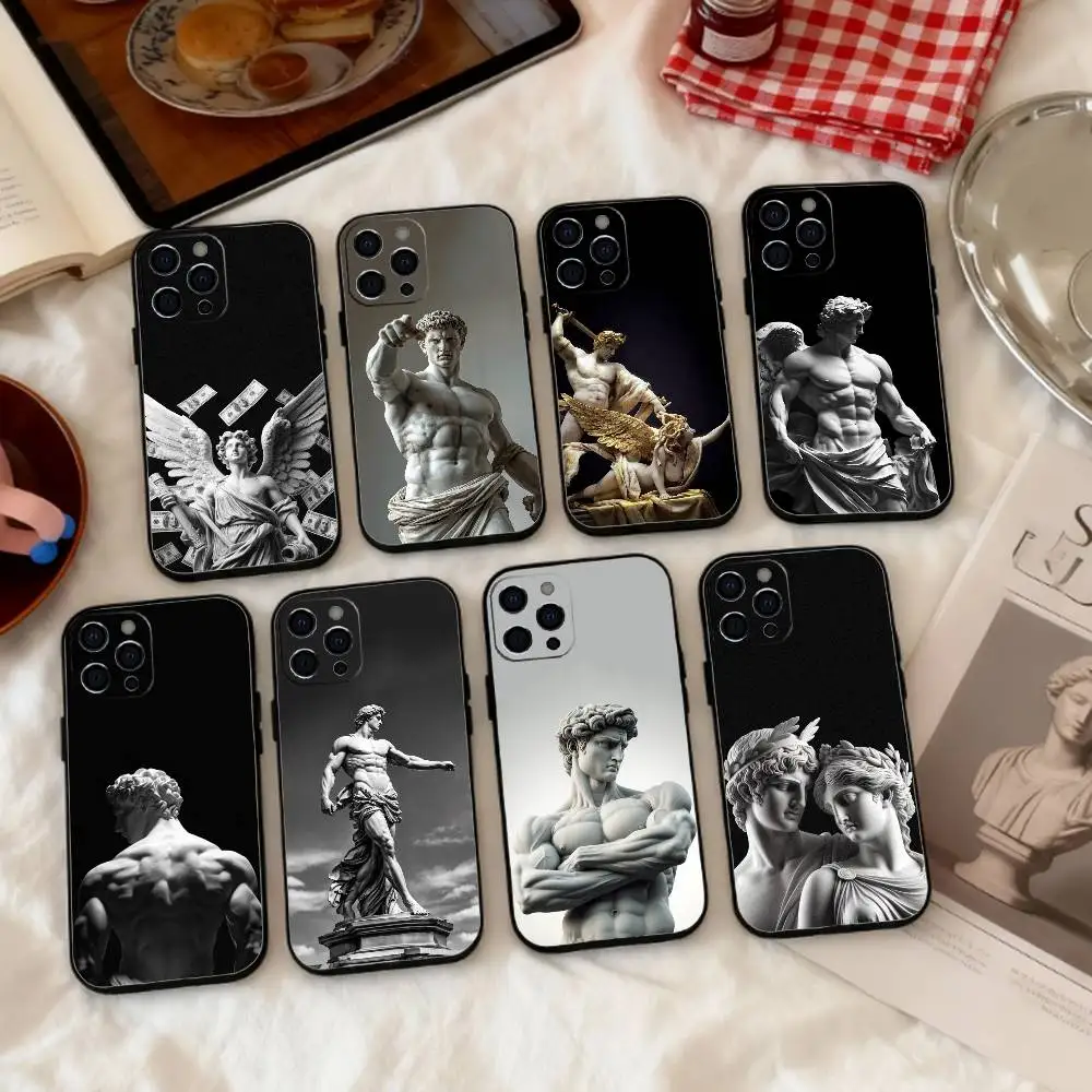 

A-Ancient G-Greek S-Sculpture Phone Case Silicone Soft For IPhone 17 16 15 14 13 12 11 X XR Plus Pro Max Plus