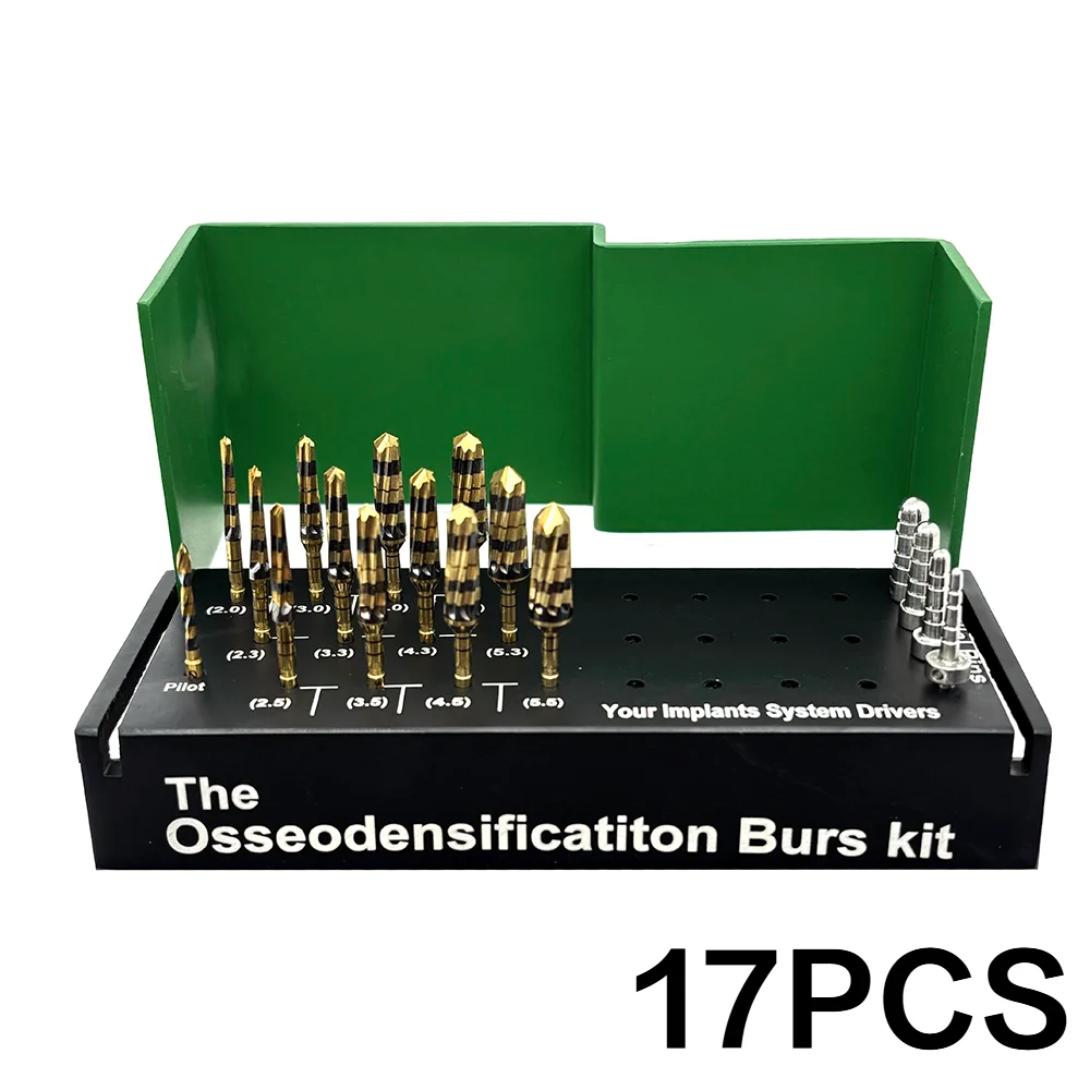 

Kit Dental Implant System Drivers Osseodensification Burs Drills Implant Maxillary Sinus Lift Kit Dental Tools 17/24/29Pcs/kit