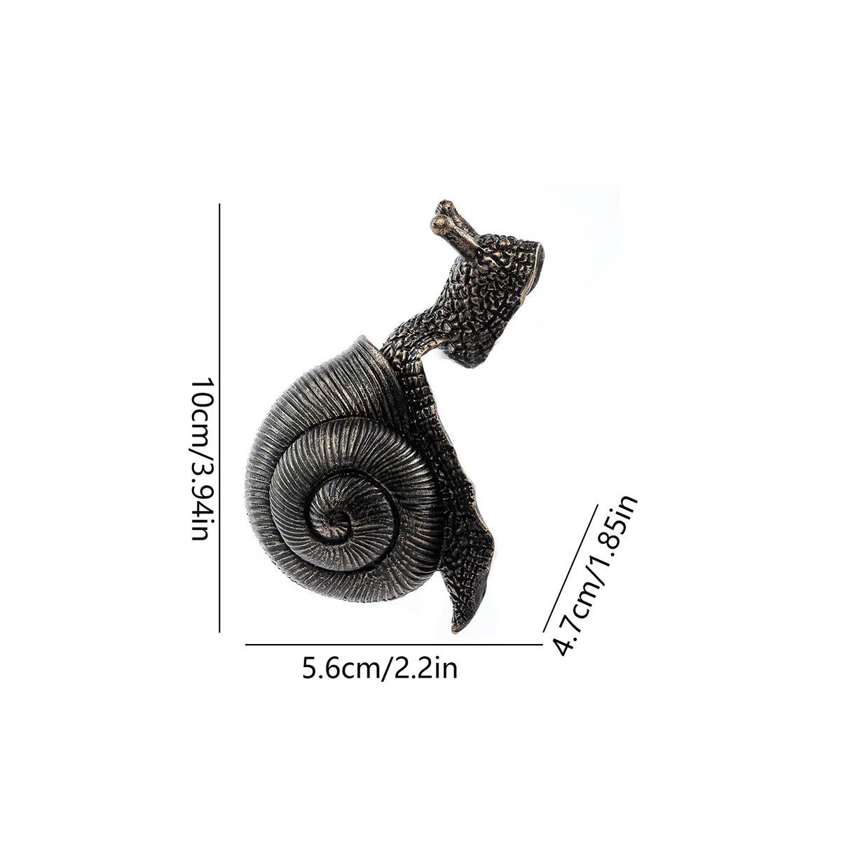 1pc snail bonsai potted plant hanging garden outdoor resin crafts hanging statue decorations