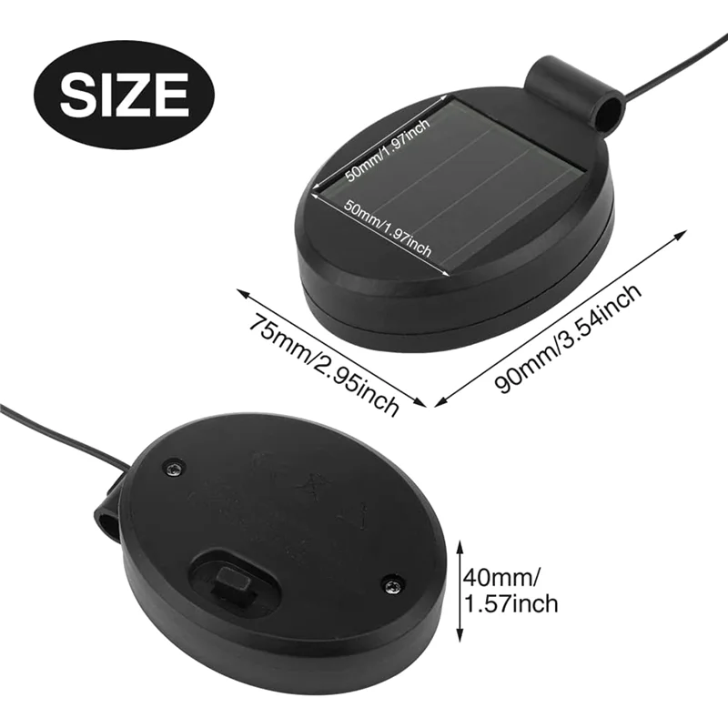 4 упаковки, Задняя панель для солнечной батареи