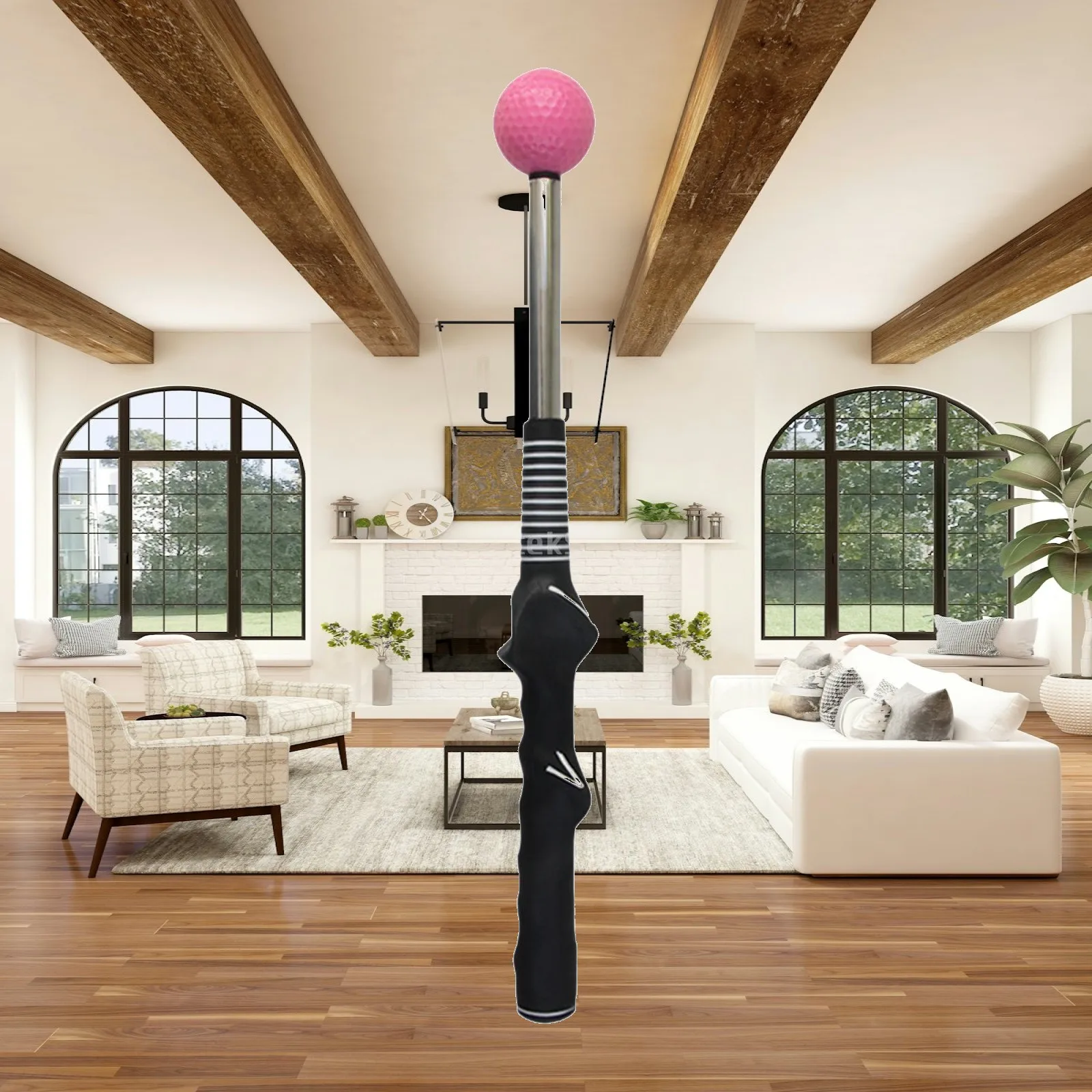 

Golf Swing Trainer Portable Strength Alignment Stick Swing Aid for Indoor Outdoor Golf Practice Sessions