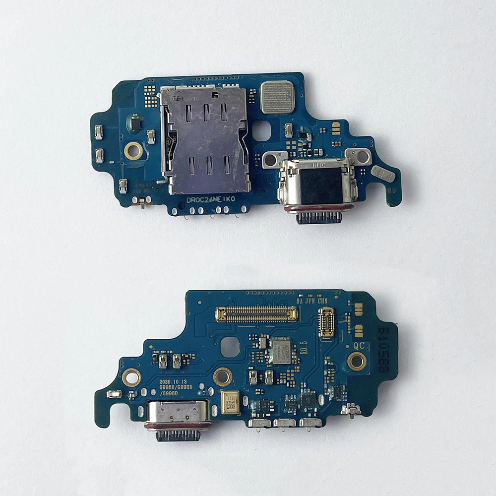 USB Charge Port Jack Dock Connector Charging Board Flex Cable For Samsung Galaxy S21 Ultra 5G SM-G998U (US Version)