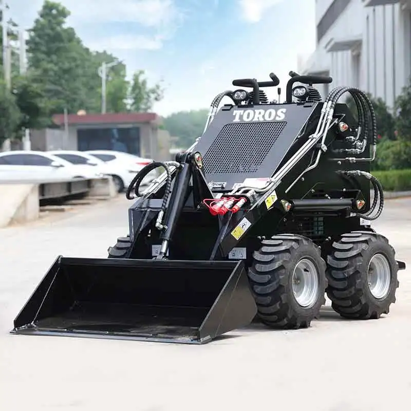 Small Agriculture Machinery Wheel Skid Steer Laoder Wholesale Customize Mini Skid Steer Loader Chinese High Quality Minicargador