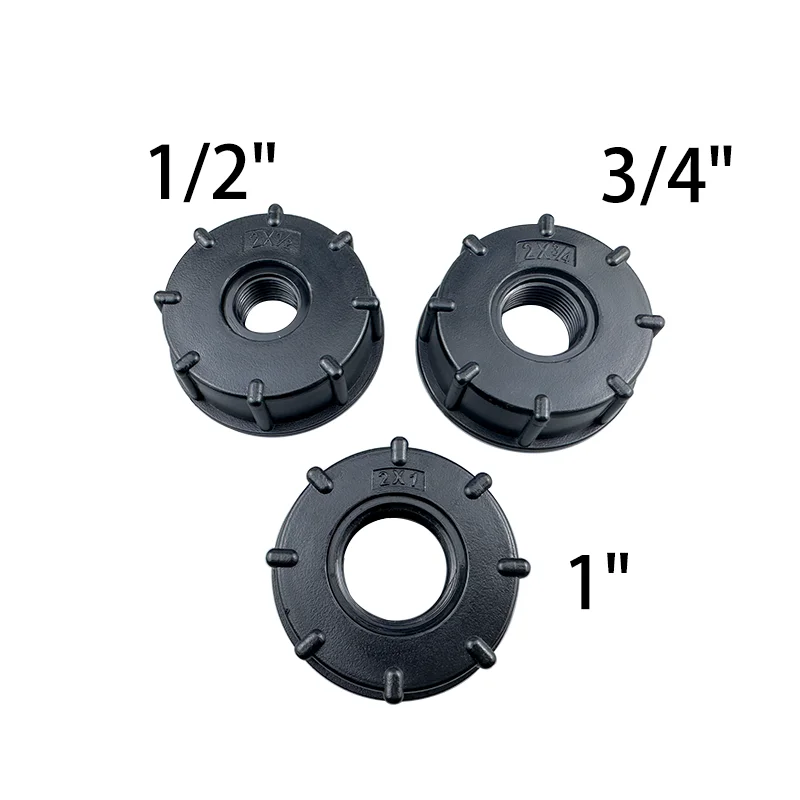 Durable Ibc Tank Fittings S60X6 Coarse Threaded Cap 60Mm Female Thread To 1/2 \