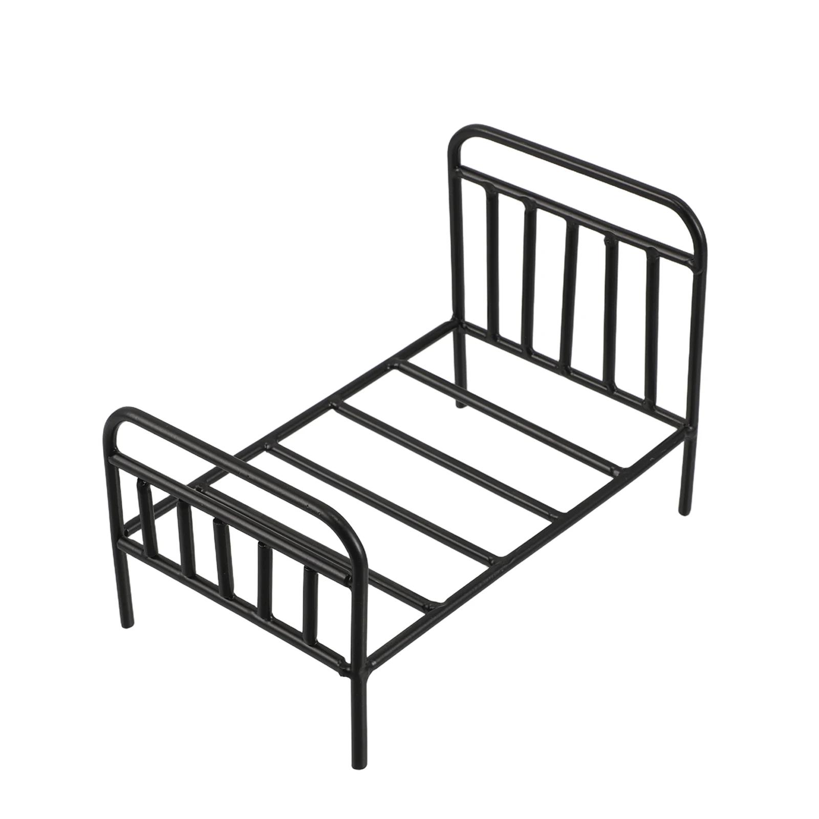 Support de Pot de fleur pour petit lit, ensemble de meubles en métal pour maison de poupée, accessoires de paysage