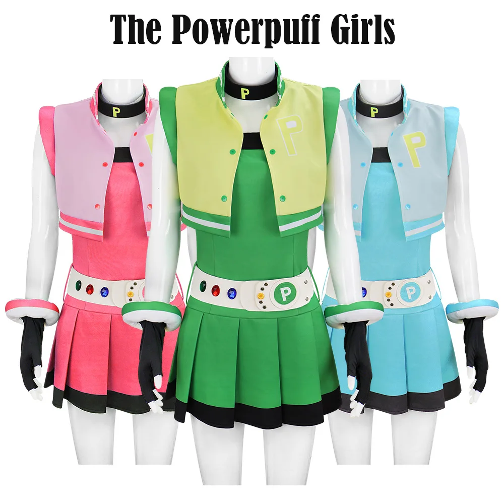 

Cosplay Stage Performance Costume Of The Powerpuff Girls Z's Super Blossom Character With Rotating Bubble Design