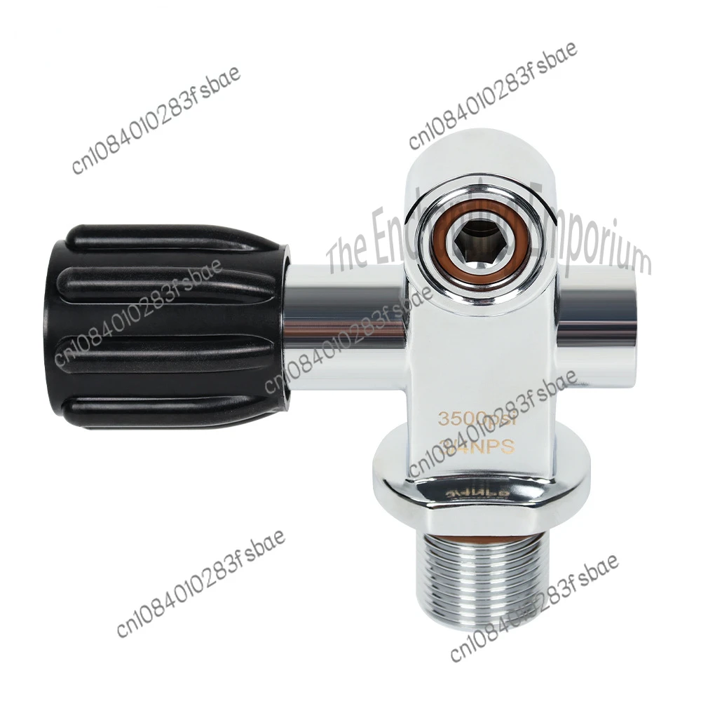 High Pressure Gas Cylinder Valve Diving Valve G3/4 Carbon Fiber Bottle Valve Din/Yoke Dual-Use