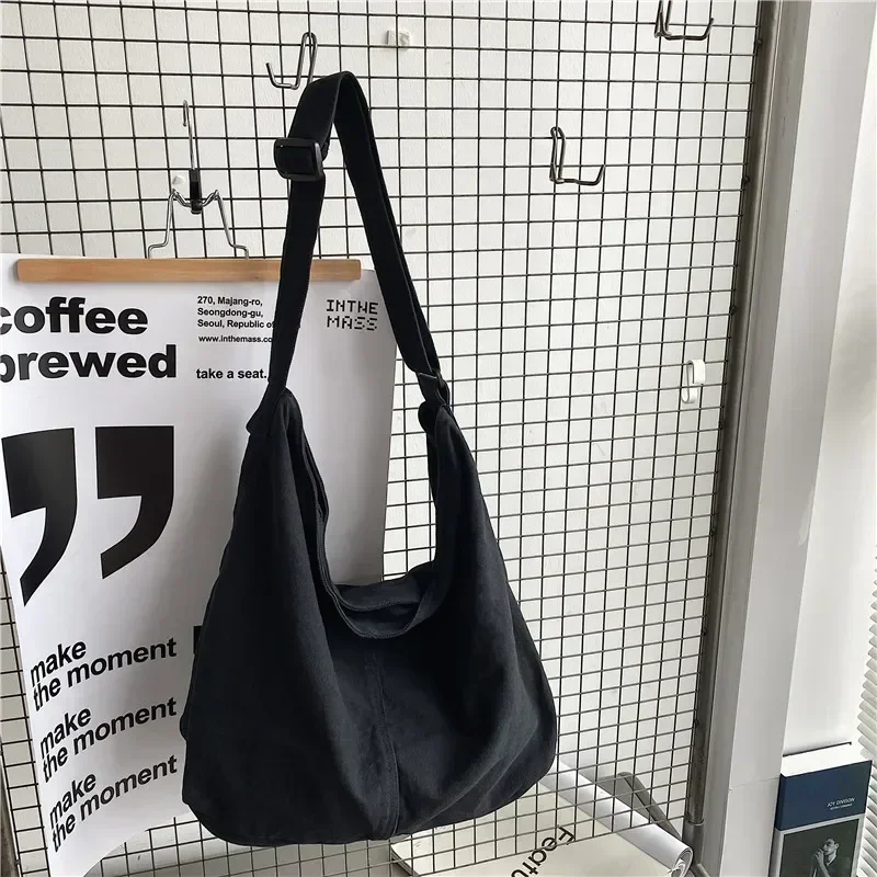 SN9-V Women\'s Shoulder Bag Large Canvas Crossbody Bags for Women 2023 Cotton Cloth Fashion Korean Female