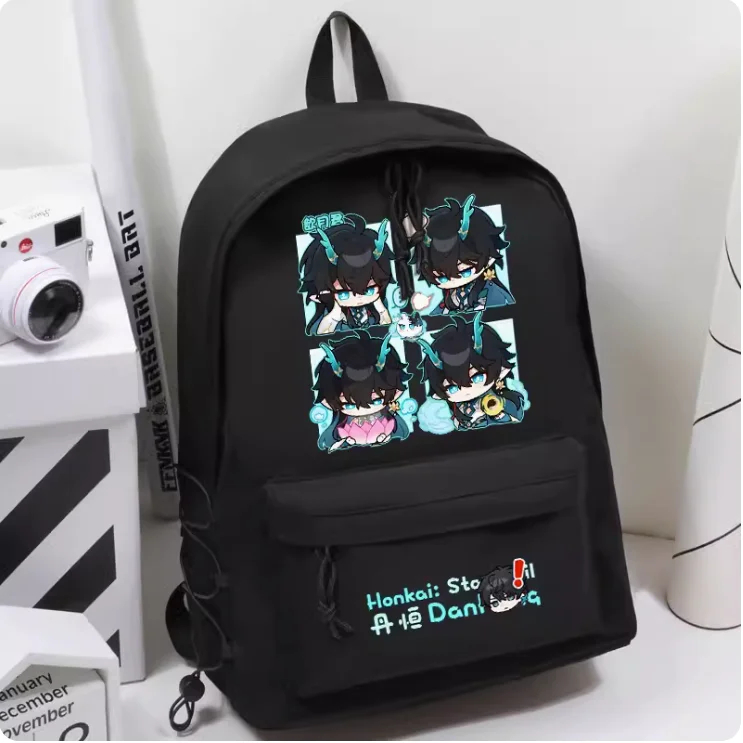 

Anime Honkai: Star Rail Dan Heng Schoolbag Backpack High-capacity Computer Casual Shoulder Bag Student Messenger Bag 2110