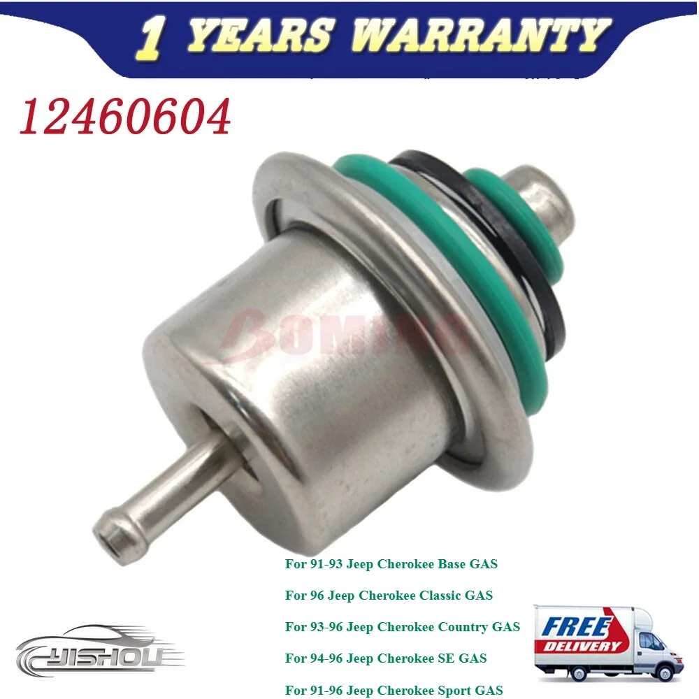 12460604 Regulator Tekanan Bahan Bakar Baru untuk Jeep Grand Cherokee Wrangler Dodge Dakota Ram Van Truck 2.5L 4.0L 5.2L 5.9L FPRJP002Y