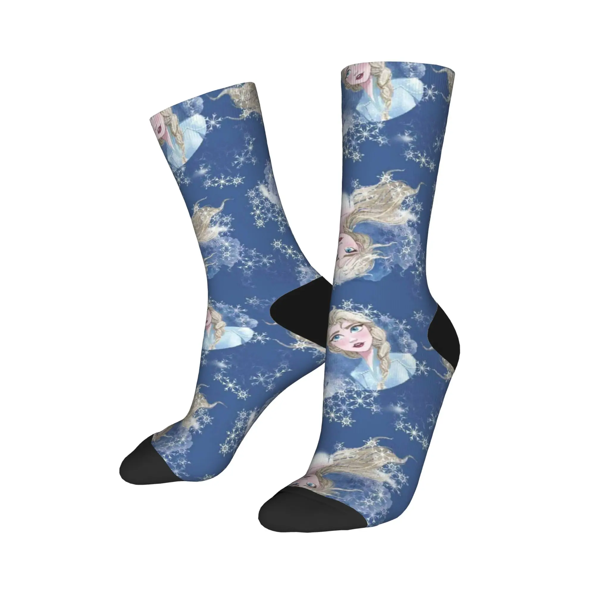 إلسا فروزن جوارب مخصصة الجدة الجوارب الشتاء المضادة للانزلاق الجوارب الرجال تشغيل الرياضة لينة تنفس الجوارب #3