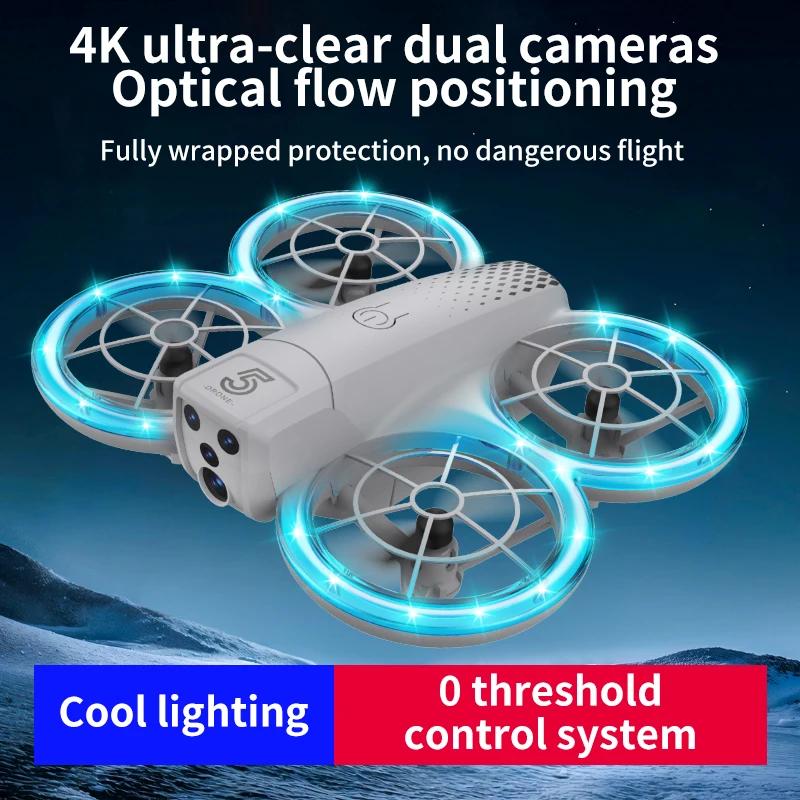 2.4G Mini Drones met Camera Kinderen Speelgoed Rc Quadcopters Racing Drone Afstandsbediening Vliegtuigen LED Verlichting Rc Drone Speelgoed voor Jongens
