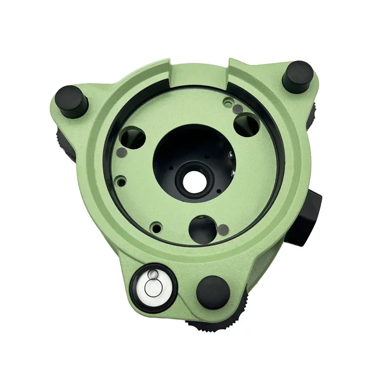 High Quality Three-Jaw Green Tribrach Without Optical Plummet Compatible Leica Total Station