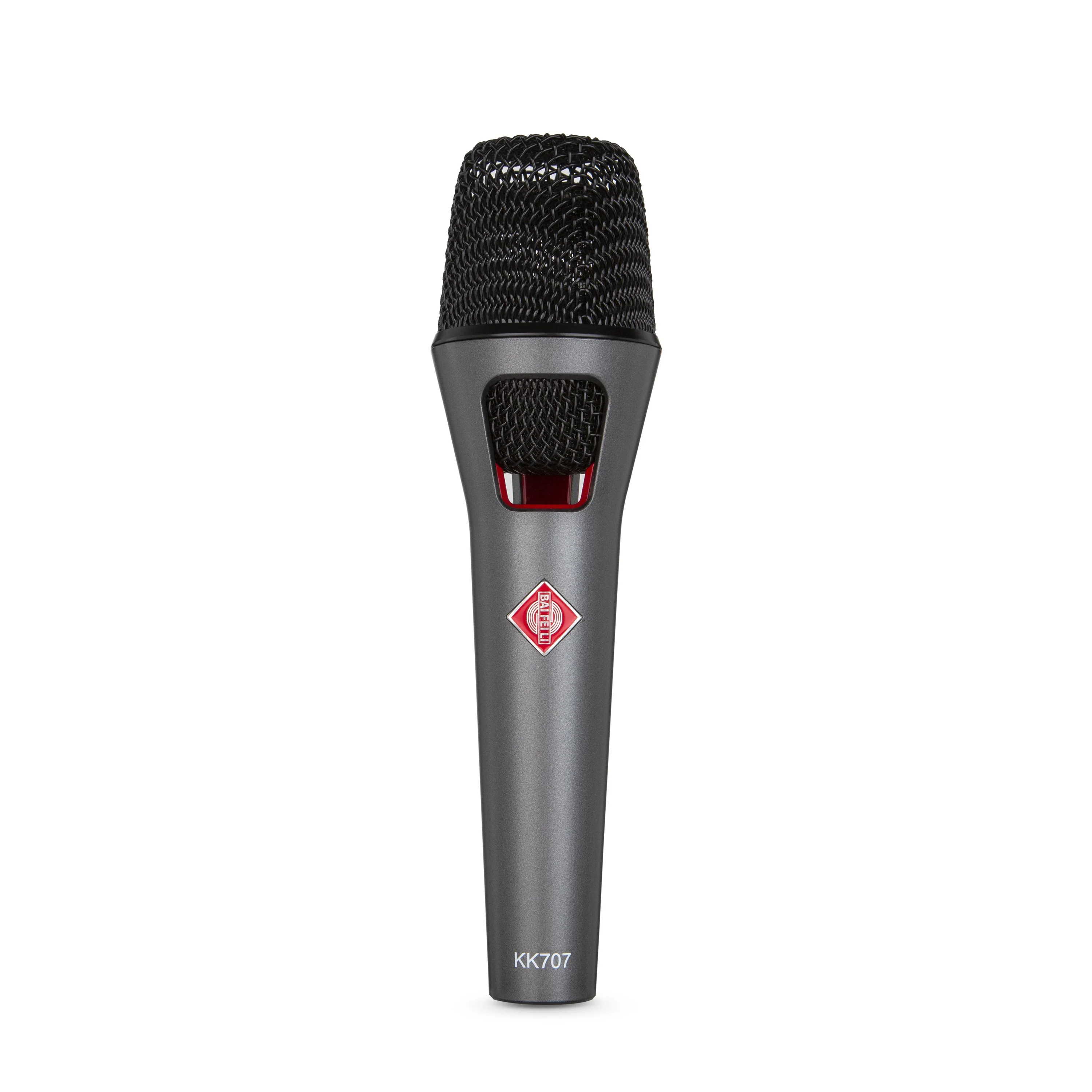 BAIFEILI KK707 Cardioid Wired Handheld Condenser Microphone with 34mm Large Diaphragm for Speaker, Karaoke Singing, Amp, Mixer