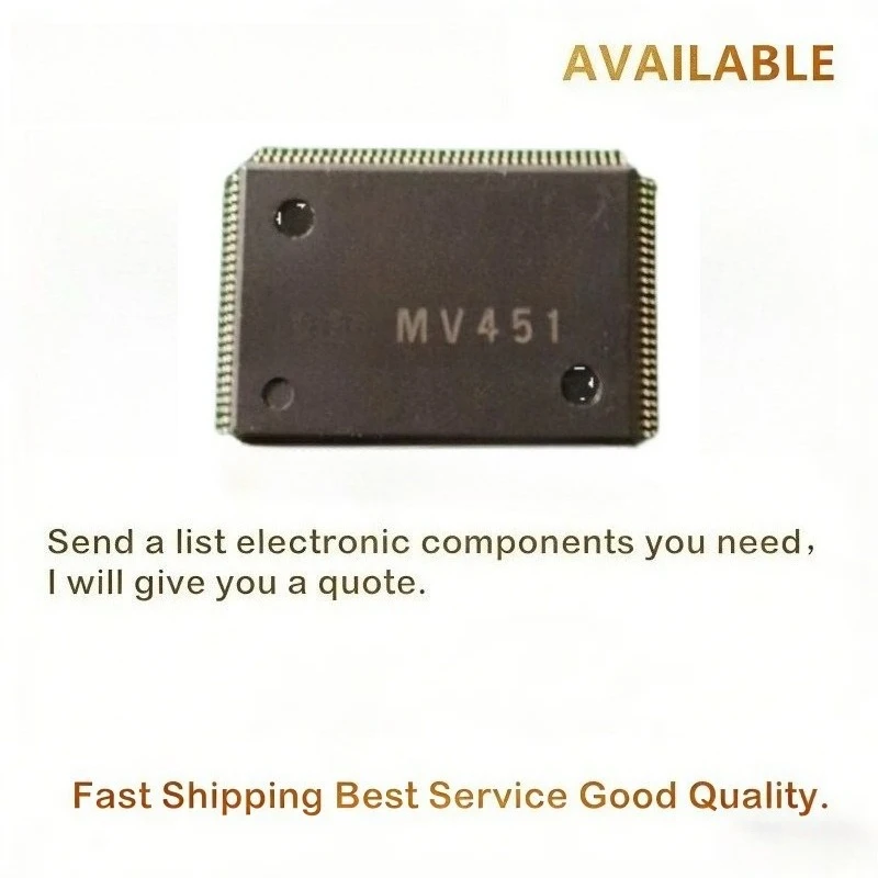 2Pcs MV451 Automotive Computer Chips MQFP-124 For DENSO