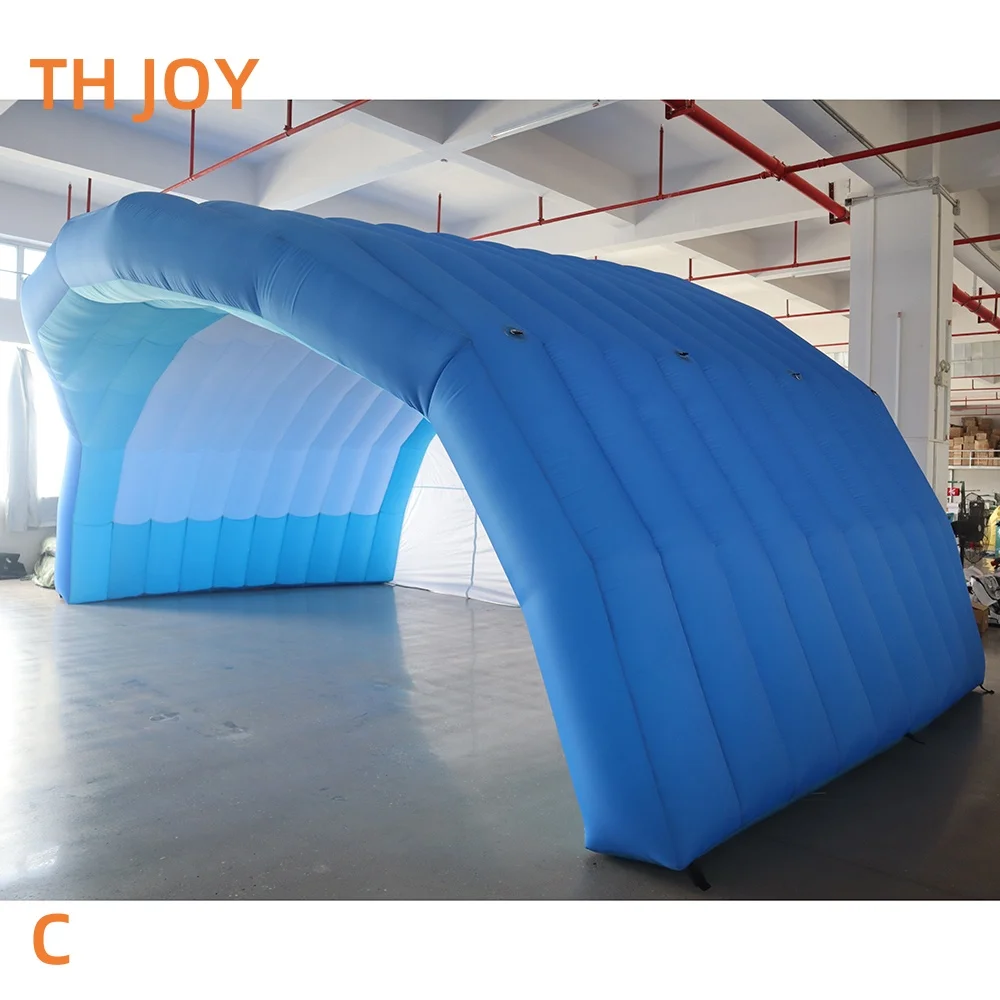 Schnelles Luftschiff zur Tür, individuelles Design, aufblasbares Bühnenzelt, riesiges Konzert-Festzelt für Veranstaltungen