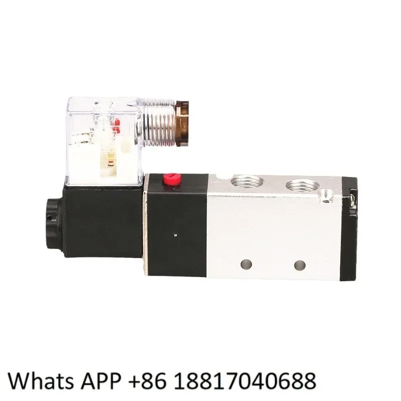 صمام لولبي 1PC for Solenoid Valve 2S512-08 Reversing Valve Two Position Five Way Single Electronically Controlled Pneumatic Valve الهواء المضغوط — تفصيل 2