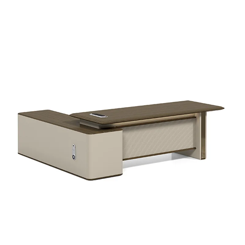 

Modern light luxury boss table blister senior sense manager table supervisor table