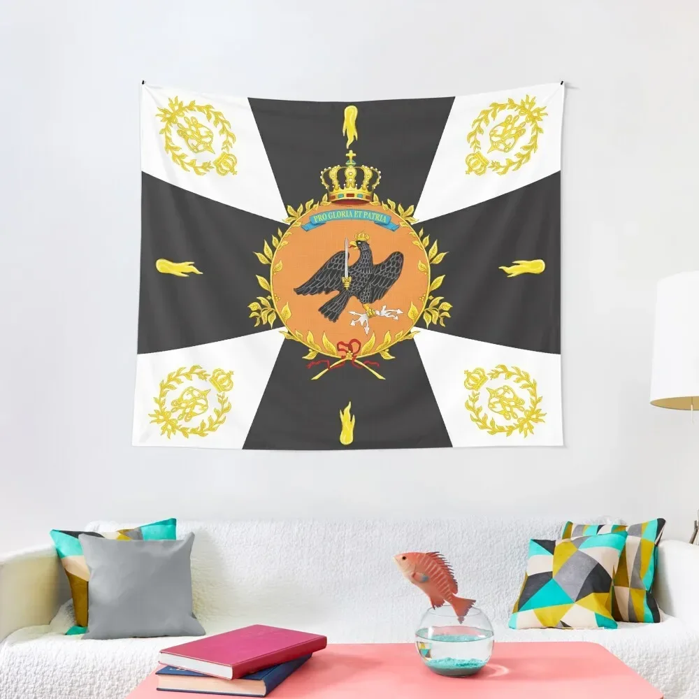 

Napoleonic Prussian flag "Second Battalion, 4th infantry regt." Tapestry Aesthetic Room Decoration Hanging Wall Tapestry