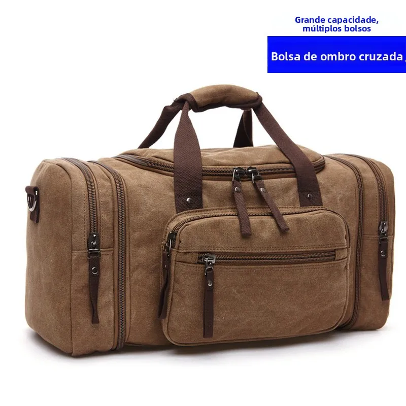 casual-canvas-crossbody-bag-men's-large-capacity-travel-shoulder-bag-short-trip-business-trip-handbag-durable-foldable-bag