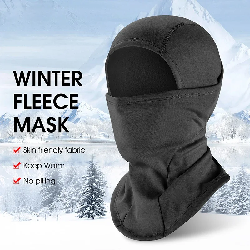 

Windproof Cycling Mask Fleece Thermal Motorcycle Face Balaclava Outdoor Sports Hiking Scarf Ski Motorcycle Headwear