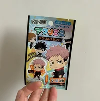 Genuine Jujutsu Kaisen Satoru Gojo Itadori Yuji Anime Peripheral Cards Stickers Badges Acrylic Pendants Fan Collection Gifts