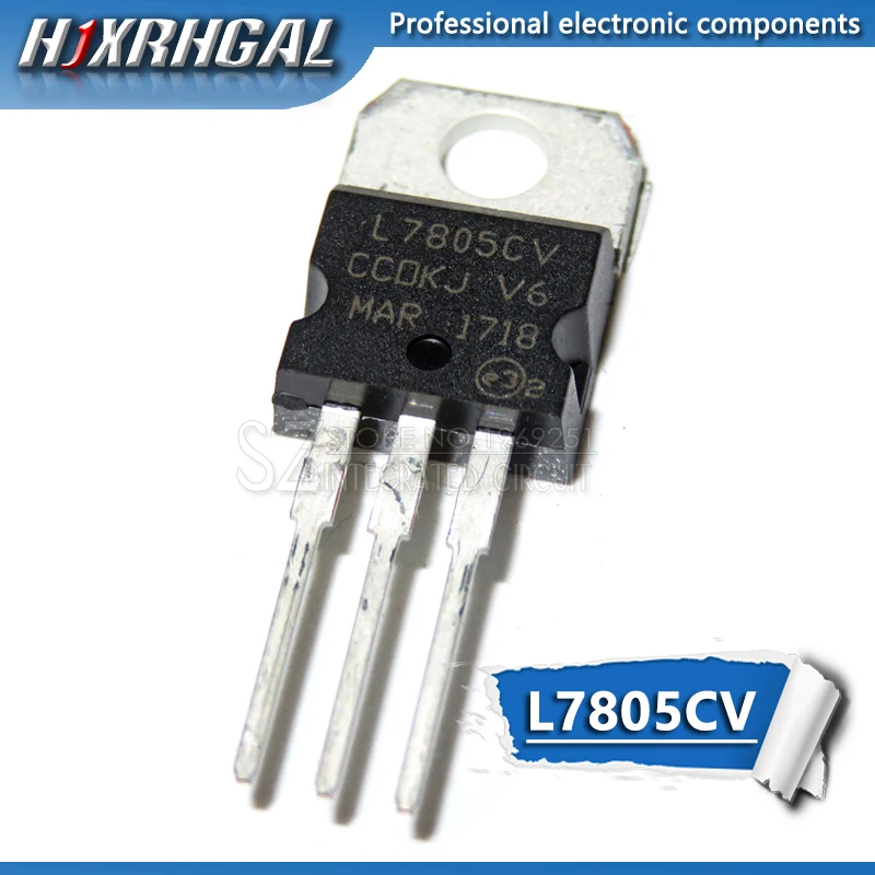 10pcs L7805CV TO220 L7805 TO-220 7805stabilivolt voltage-regulator tube 7805 LM7805 MC7805