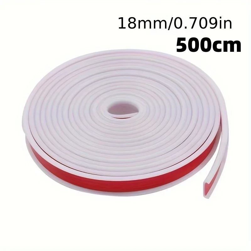 U-Shape Flexible Edge Banding 5M Self-Adhesive Wood Board Veneer Edging Protector Cabinet Furniture Repair Restoration Corner