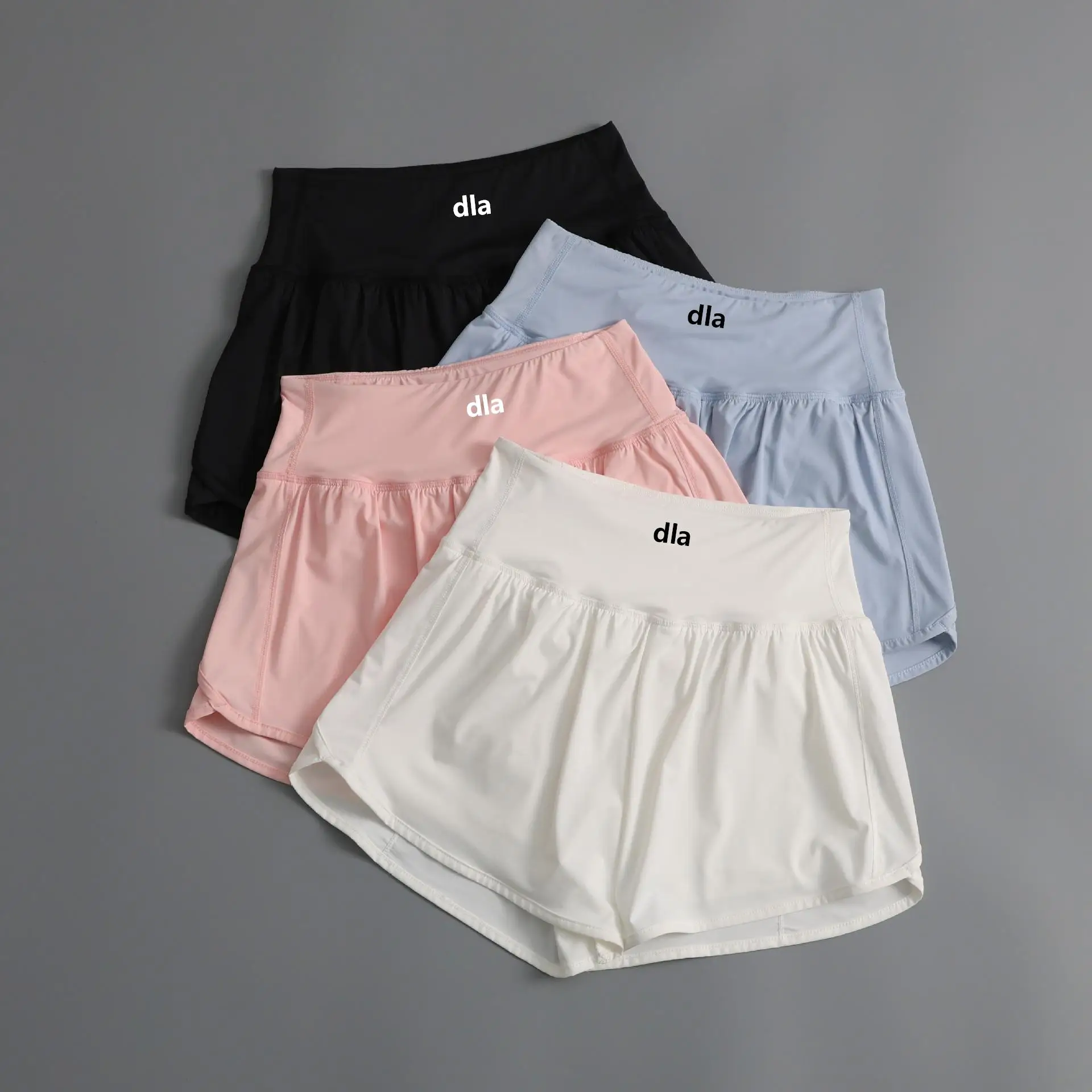 2026 Sports Short Women's Loose-Fitting Running Quick-Drying Breathable Anti-Glare Fitness Pants Training Yoga Three-Piece Pants