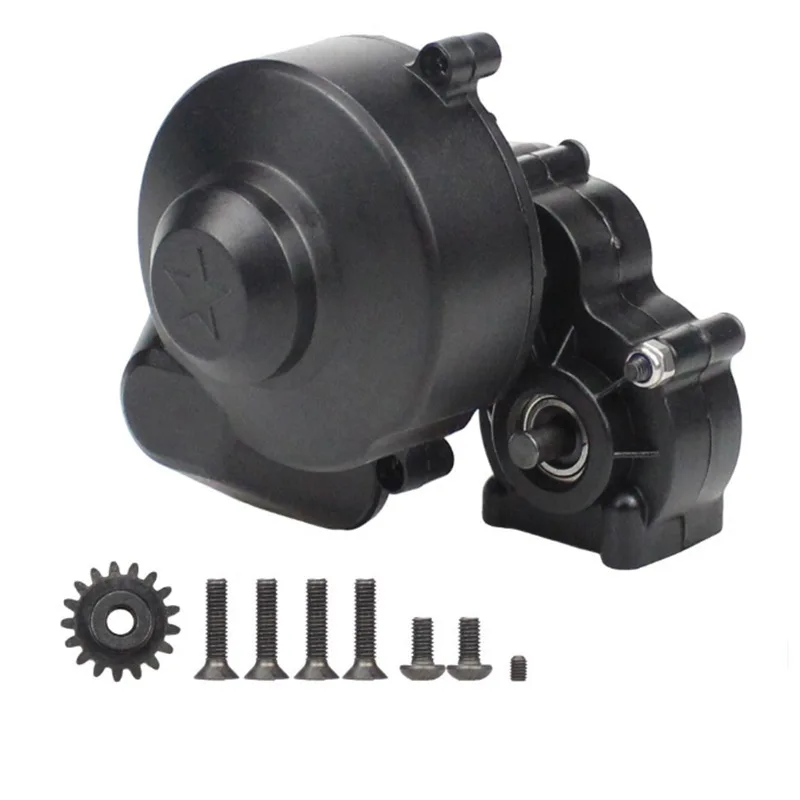 Plastic Complete Center Gearbox Transmission Box with Gear for Axial SCX10 D90 SCX10 II 90046 90047 1/10 RC Crawler Car