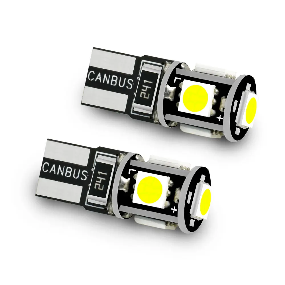 2pcs t10 5050smd 5 Chipsätze canbus super hell weiß/blau/kristall blau LED Auto Blinker Kuppel Lesung Lis cense Platte Lichter