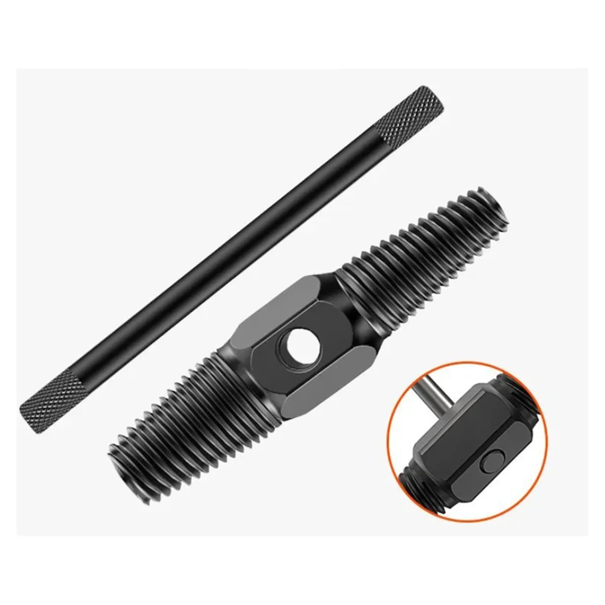 AA98 Double-Head Faucet Valve Screw Extractor Set Broken Wire Water Pipe Bolt Remover Multi-Function Household Tool 1 Set