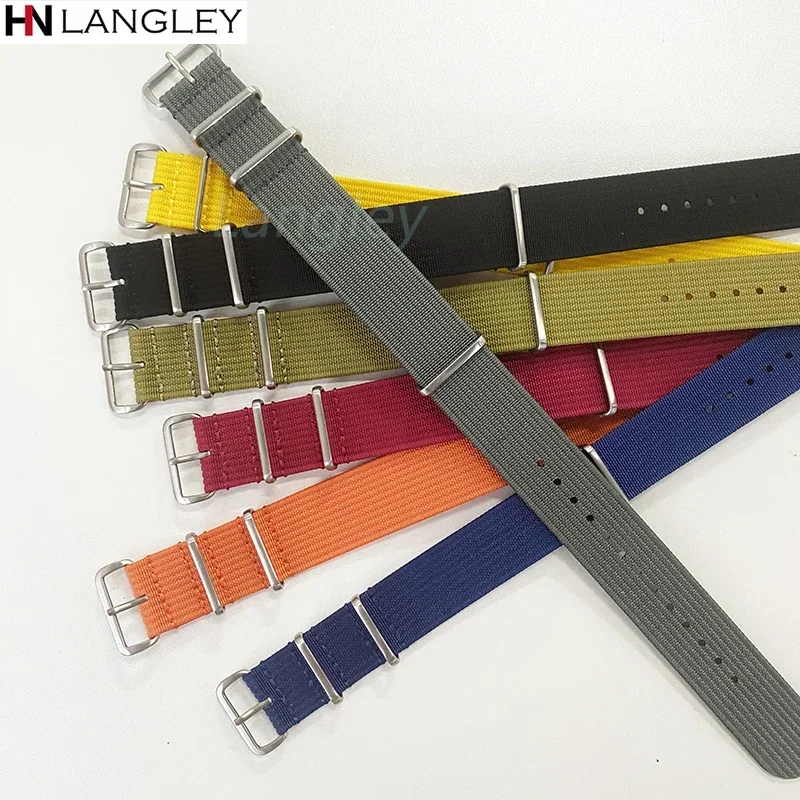 Nylon Strap 20mm 22mm Universal Band For Samsung Galaxy Watch 3/4/5 Band For Huawei Watch GT2 Belt For Military Fabric Wristband