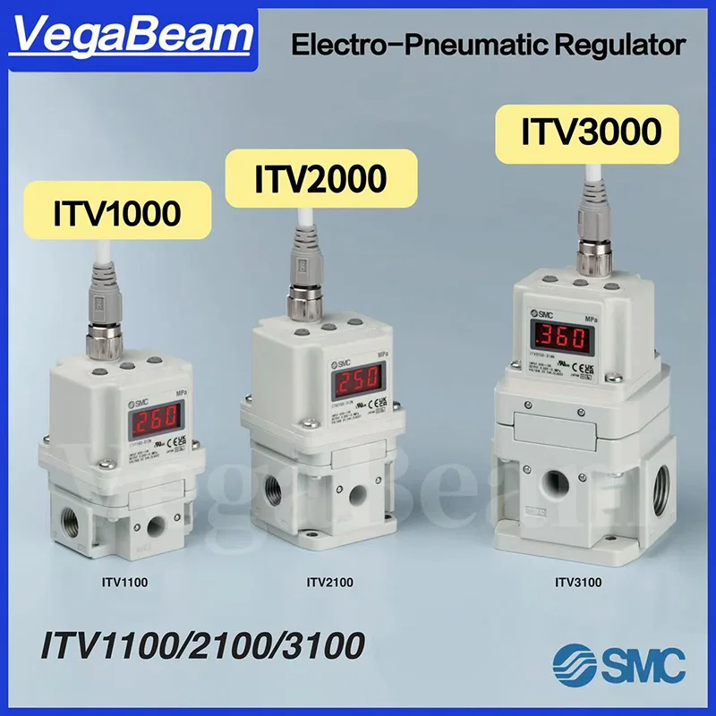 

For SMC Proportional Valve ITV1030 ITV1050 ITV2030 ITV2050 Series Electro-Pneumatic Pressure Regulator for Laser Cutting Machine
