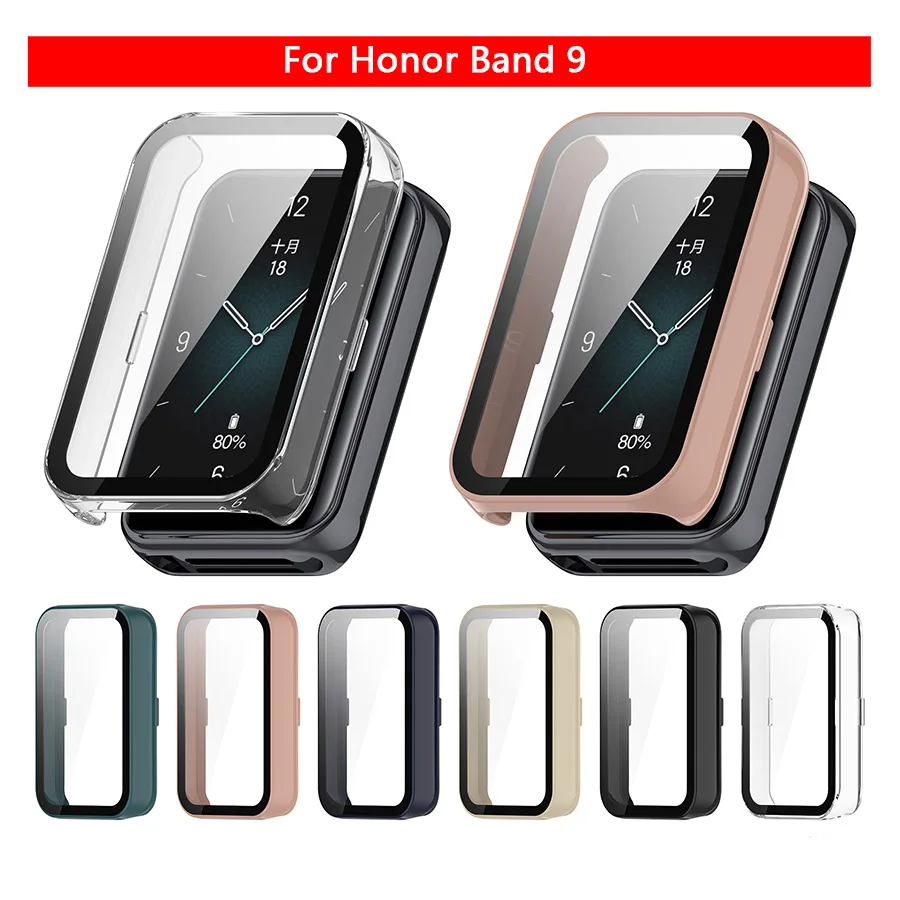 Case For Honor Band 9 Samrt Watch Full Coverage Bumper Protective Cover Screen Protector For  Honor Band 9