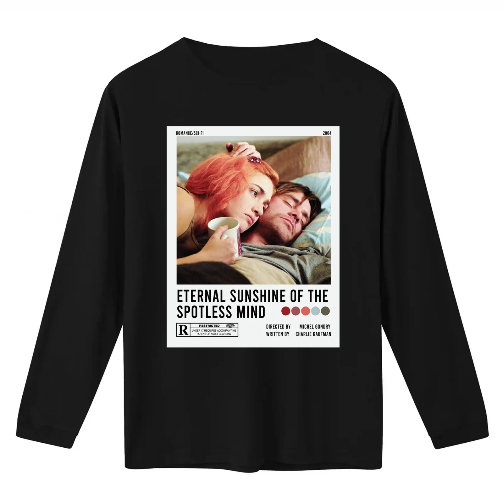 Eternal Sunshine of the Spotless Mind Minimalist Poster T-Shirt Summer Casual Cotton Tee Oversized Streetwear Tops
