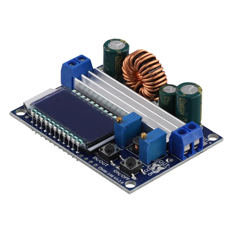 Adjustable Voltage Regulator Module With LCD Display, Versatile Step-Up/Down Voltage Control Perfect For DIY Electronics