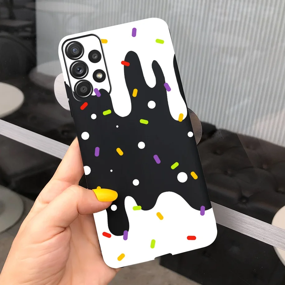 2023 For Samsung Galaxy A13 4G Case New Fashion Flower Painted Soft TPU Back Cover For Samsung A13 A23 A33 A53 A73 5G Phone Case