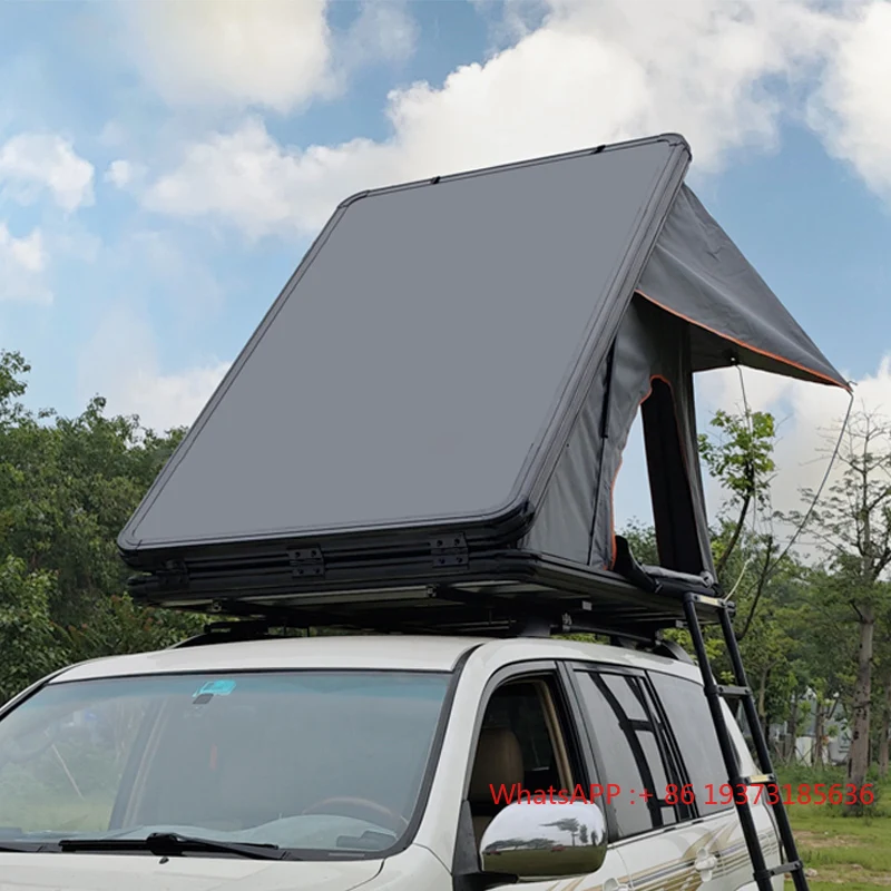 Odm Oem High Quality 2-4 People Family Quick Setup Car Tent Camping Aluminum Hard Shell Roof Top Tent