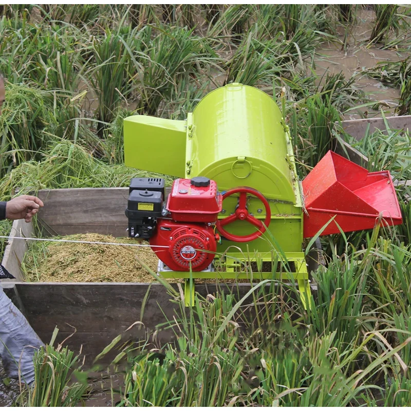 

New Mobile Rice Thresher Farm Machinery With Engine Spare Parts Core Components