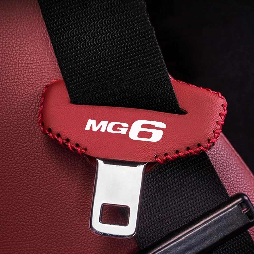 Car Seat Belt Clip Safety Seatbelt Lock Buckle Plug Cover Thick Insert Socket protective case For MG ZS GT HS MG3 MG6 MG7