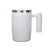 380ML Self Stirring Mug Magnetic USB Rechargeable Automatic Stirring Coffee Mug Stainless Steel Non-slip Bottom Mixing Cup