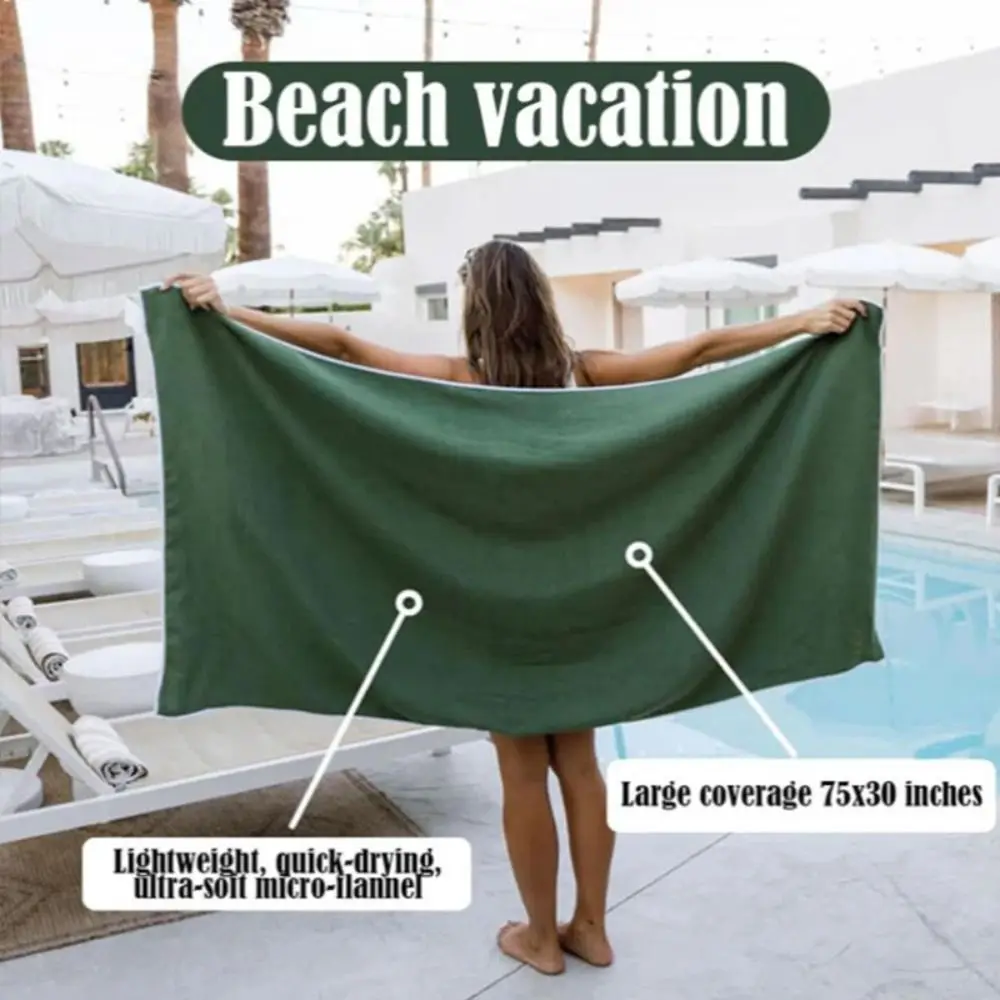 Asciugamano da bagno magnetico portatile per esterni Asciugamano da bagno in fibra di pile di corallo ad asciugatura rapida Asciugamano da bagno portatile per esterni Asciugamano da spiaggia