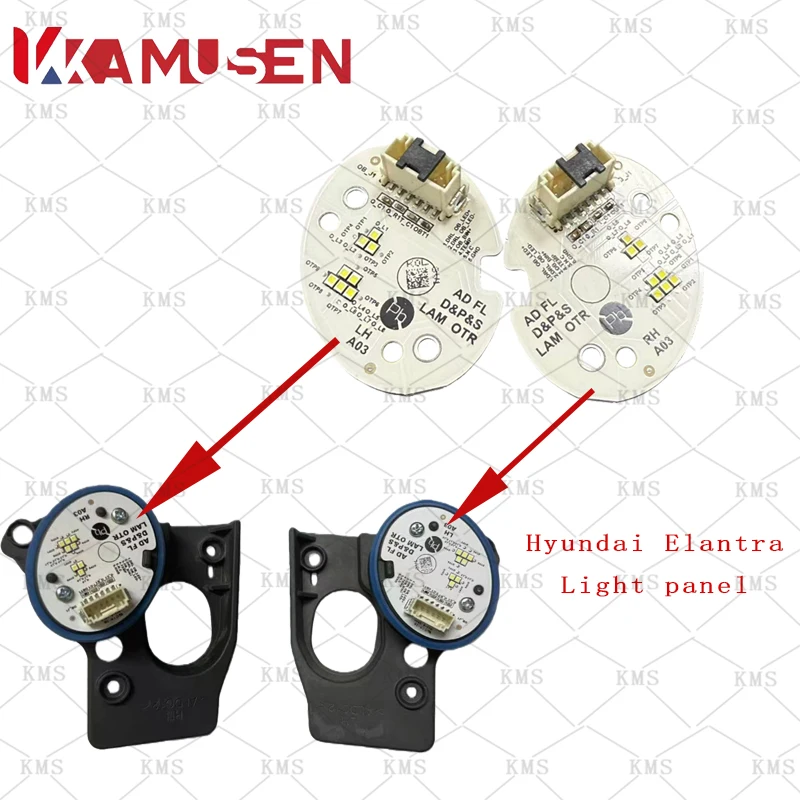 

NEW Headlight LED Module DRL Light Module WHITE Color For LED Headlight For HYUNDAI ELANTRA 2019-2021